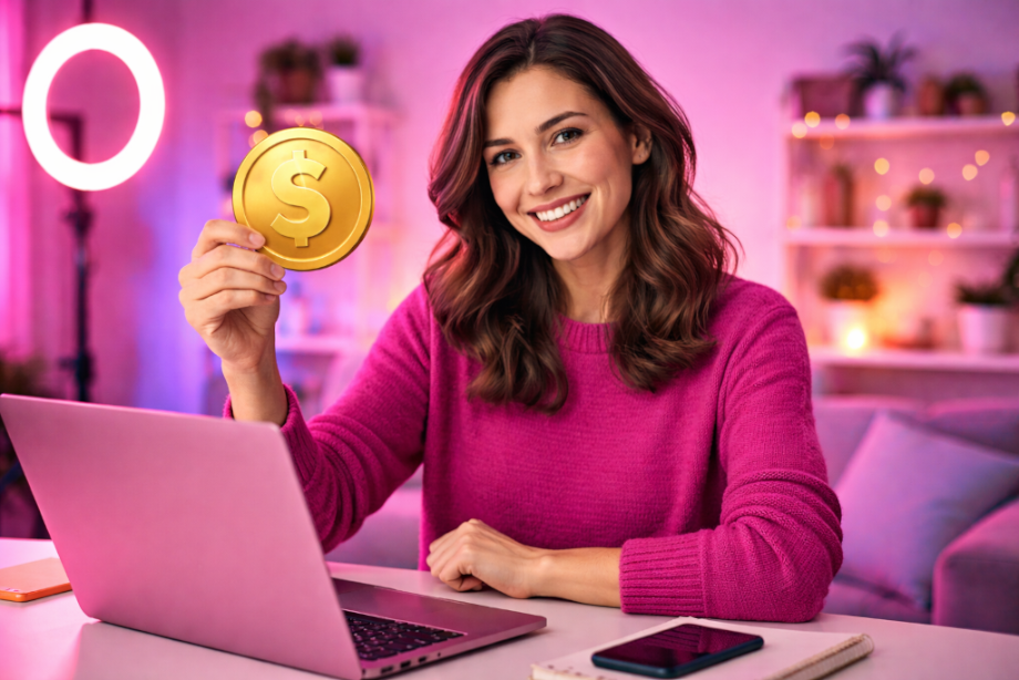 Illustration: making money on Facebook