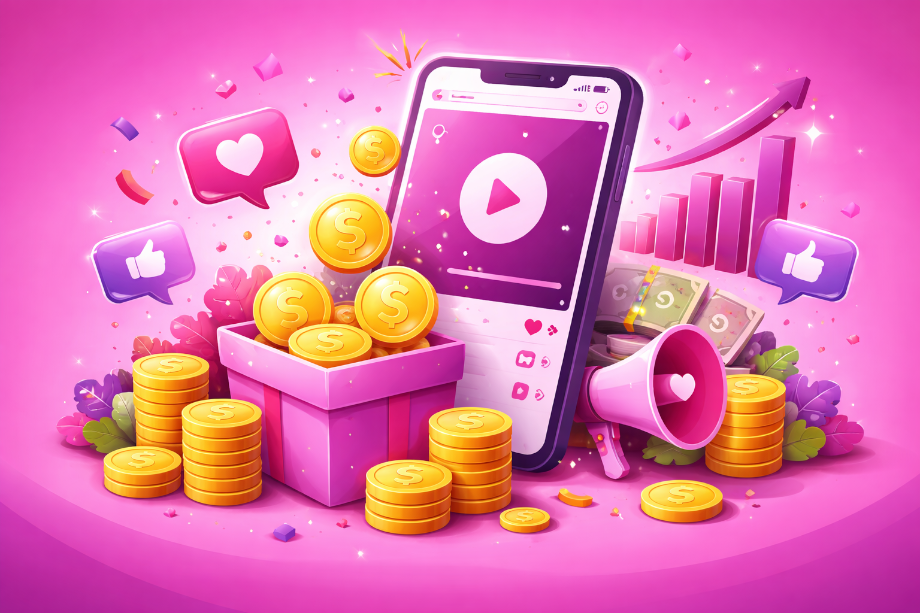 Illustration: mit TikTok Geld verdienen